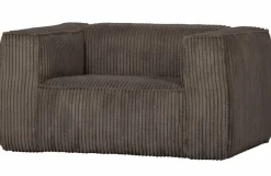 Woood Bean Fauteuil Grove Ribstof Mud