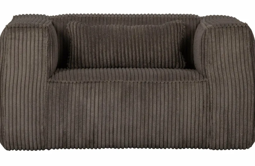 Woood Bean Fauteuil Grove Ribstof Mud