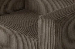 Woood Bean Fauteuil Grove Ribstof Mud