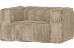 Woood Bean Fauteuil Grove Ribstof Travertin