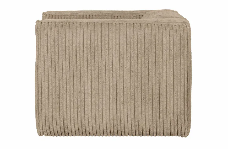 Woood Bean Fauteuil Grove Ribstof Travertin