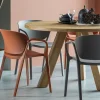 Woood Bent Eetkamerstoel Kunststof Taupe