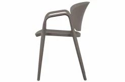 Woood Bent Eetkamerstoel Kunststof Taupe