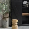 Woood Bikkel Kruk Hout Naturel 40xØ28cm