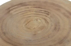 Woood Bikkel Kruk Hout Naturel 40xØ28cm