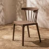 Woood Bliss tuinstoel met spijlen coffee fiber bruin melange