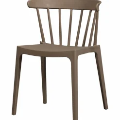 Woood Bliss tuinstoel met spijlen coffee fiber bruin melange