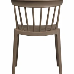 Woood Bliss tuinstoel met spijlen coffee fiber bruin melange