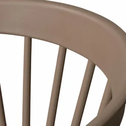 Woood Bliss tuinstoel met spijlen coffee fiber bruin melange