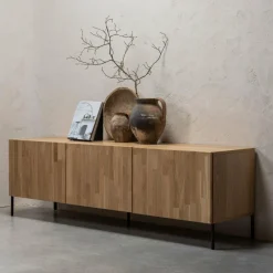 Woood Bono gravure tv meubel eiken naturel [fsc]