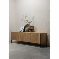 Woood Bono gravure tv meubel eiken naturel [fsc]