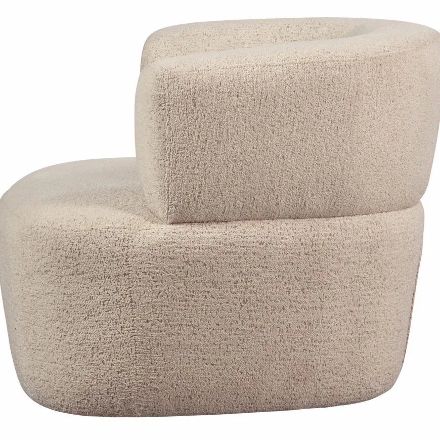 Woood Boris fauteuil boucle warm zand