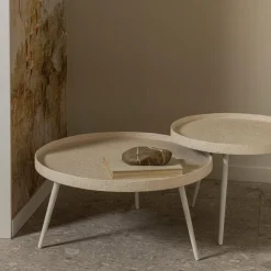 Woood Bounds bijzettafel l hout/metaal naturel 44xø58