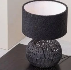 Woood Britan Lampenkap Teddy Zwart