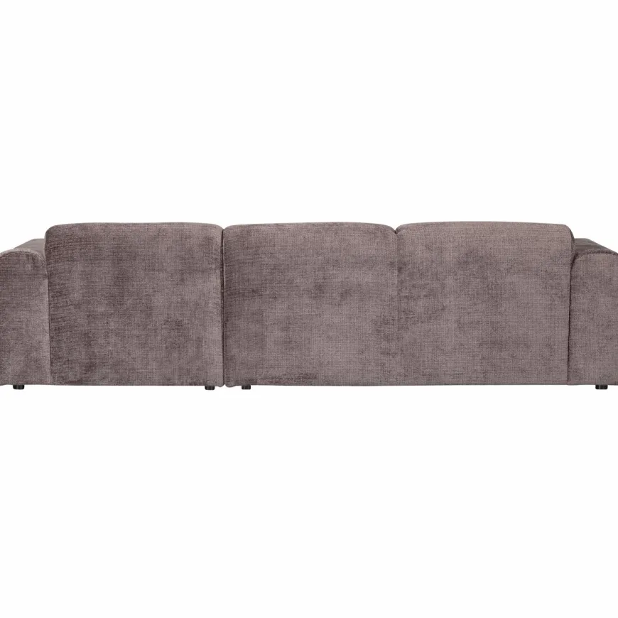 Woood CLOUD chaise longue rechts geweven chenille taupe