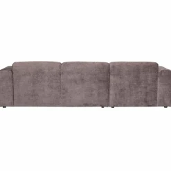 Woood CLOUD chaise longue links geweven chenille taupe
