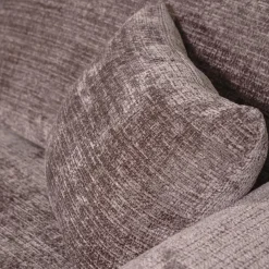 Woood CLOUD chaise longue links geweven chenille taupe