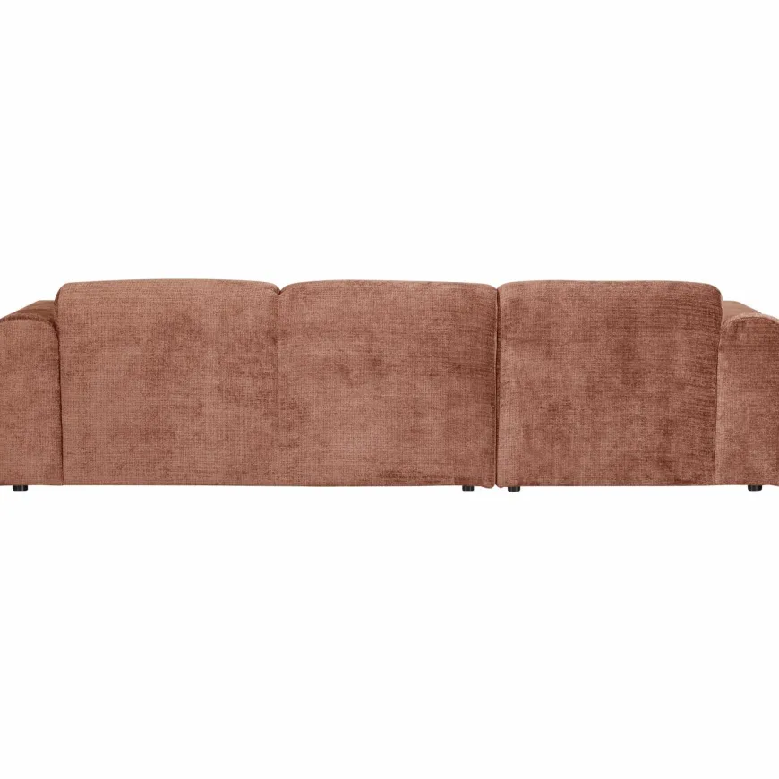 Woood CLOUD chaise longue links geweven chenille terra