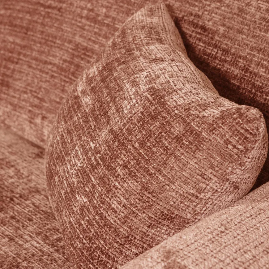 Woood CLOUD chaise longue links geweven chenille terra
