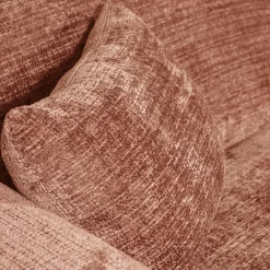 Woood CLOUD chaise longue rechts geweven chenille terra