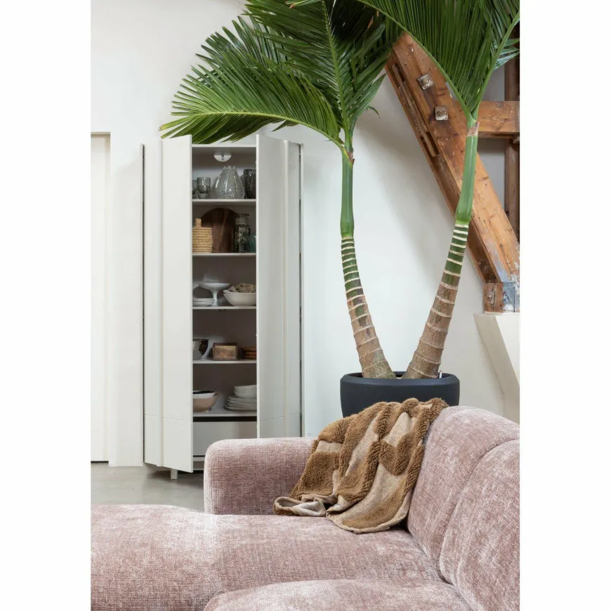 Woood CLOUD hoekbank rechts geweven chenille taupe