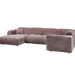 Woood CLOUD hoekbank rechts geweven chenille taupe