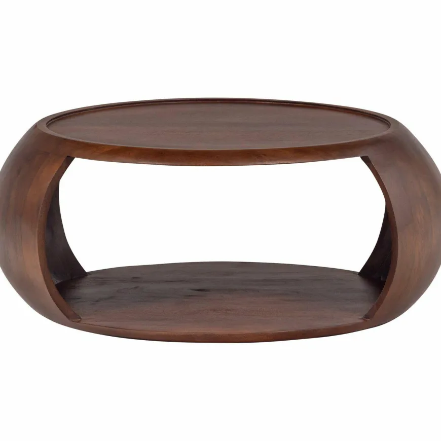 Woood Cole Salontafel Mango Hout Bruin