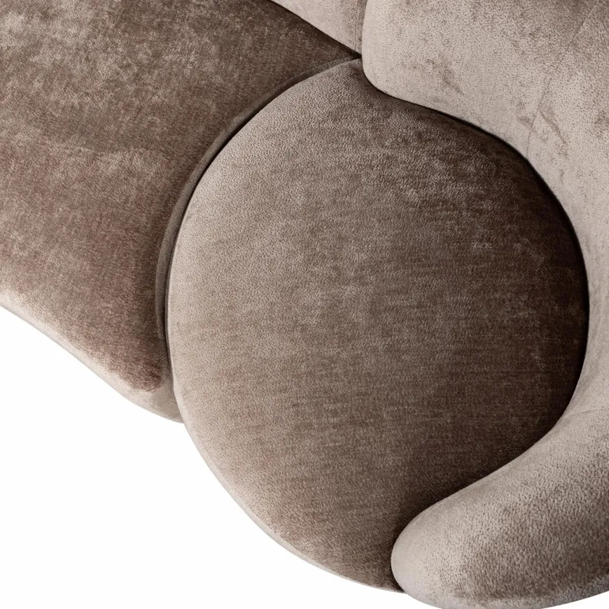Woood Combi-popular: bankje + fauteuils taupe