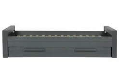 Woood Dennis Bed 90x200 Cm Grenen Steel Grey Geborsteld [fsc]