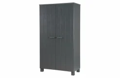 Woood Dennis Kast Grenen Steel Grey Geborsteld [fsc]