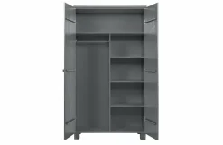 Woood Dennis Kast Grenen Steel Grey Geborsteld [fsc]