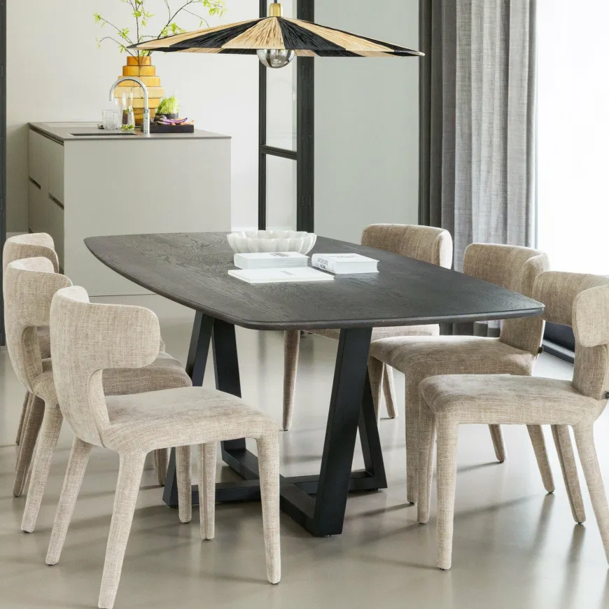 Woood Eettafel Tablo Deens Ovaal met vele mogelijkheden