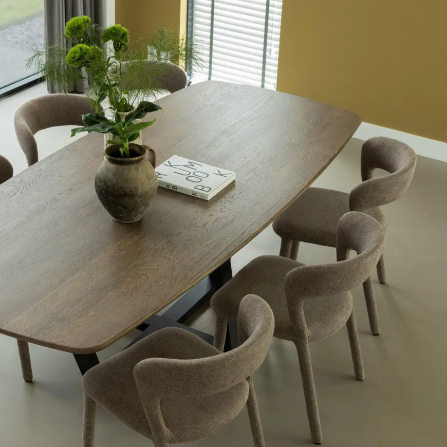 Woood Eettafel Tablo Deens Ovaal met vele mogelijkheden