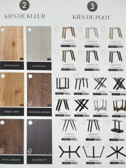 Woood Eettafel Tablo Organisch met vele mogelijkheden