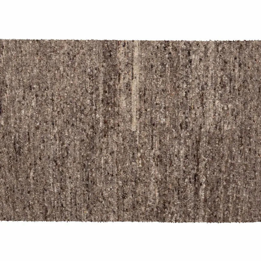 Woood EFIA vloerkleed wol bruin melange 170x240CM