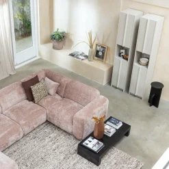 Woood EFIA vloerkleed wol bruin melange 170x240CM