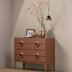 Woood Elle hanglamp klein glas bruin