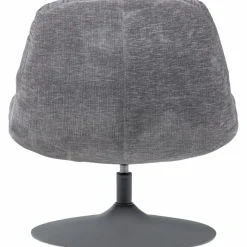 Woood Elvi Draaifauteuil Chenille Structuur Lichtgrijs