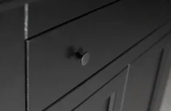 Woood Eva Meidenkast Grenen Diep Zwart [fsc]
