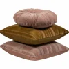 Woood Feis kussens velvet roze/naturel - set van 3