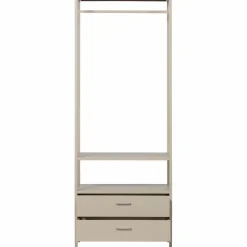 Woood Ferris open kledingkast 70 cm metaal zand