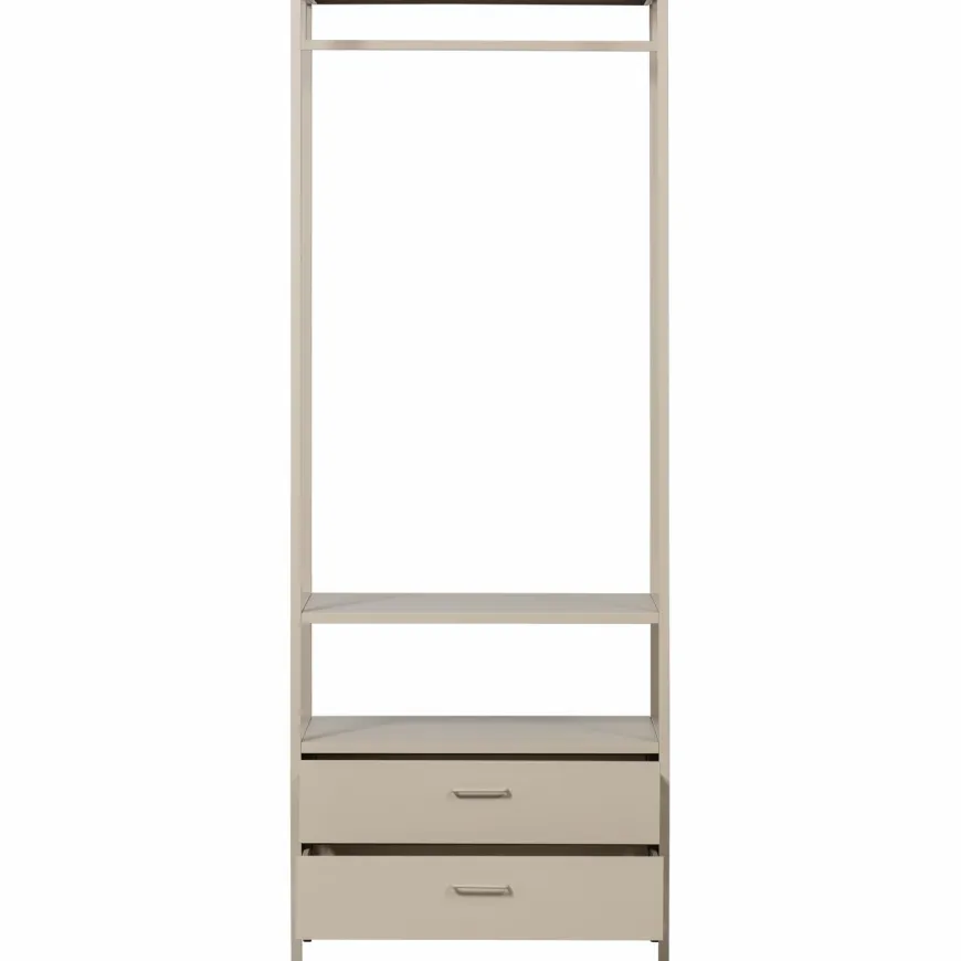 Woood Ferris open kledingkast 70 cm metaal zand