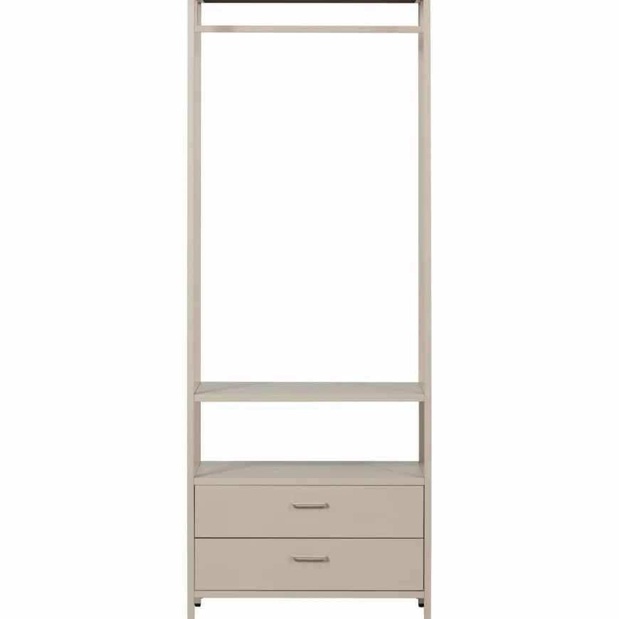 Woood Ferris open kledingkast 70 cm metaal zand