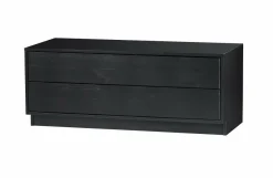 Woood Finca Tv Meubel 100cm Grenen Zwart [fsc]
