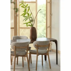 Woood Fiore Eettafel Mango Hout Donkerbruin 230x95 Cm