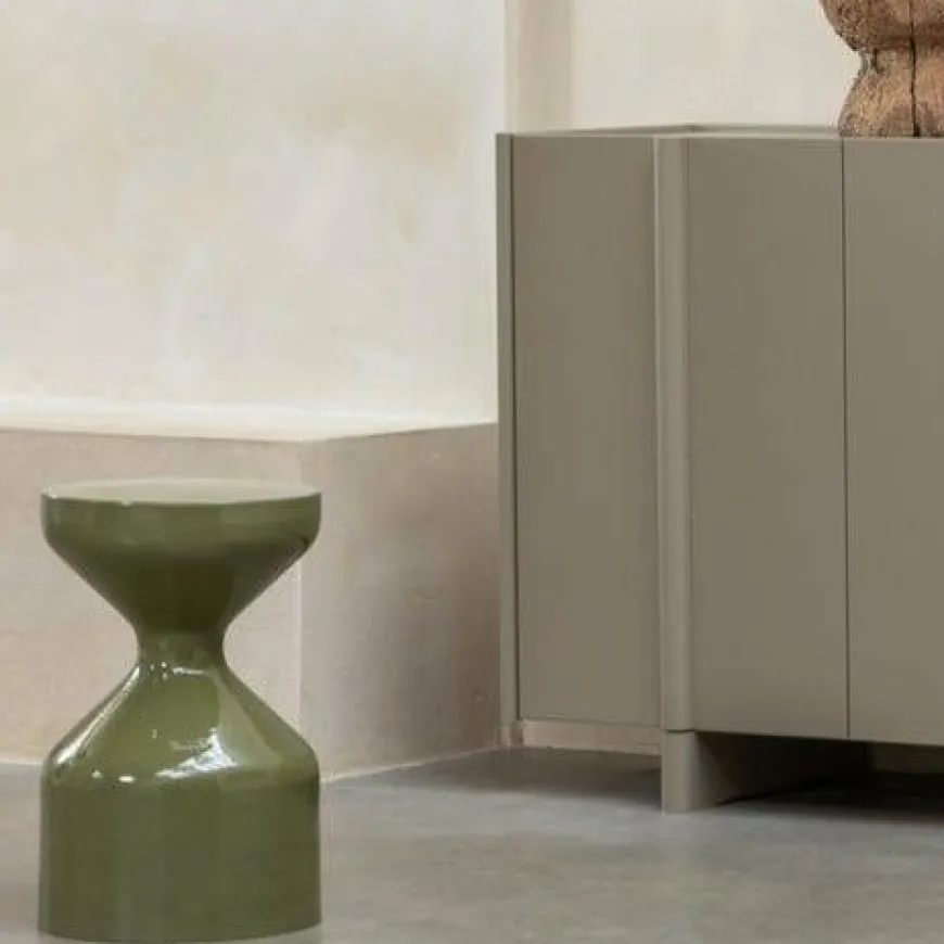 Woood Floyd bijzettafel metaal groen