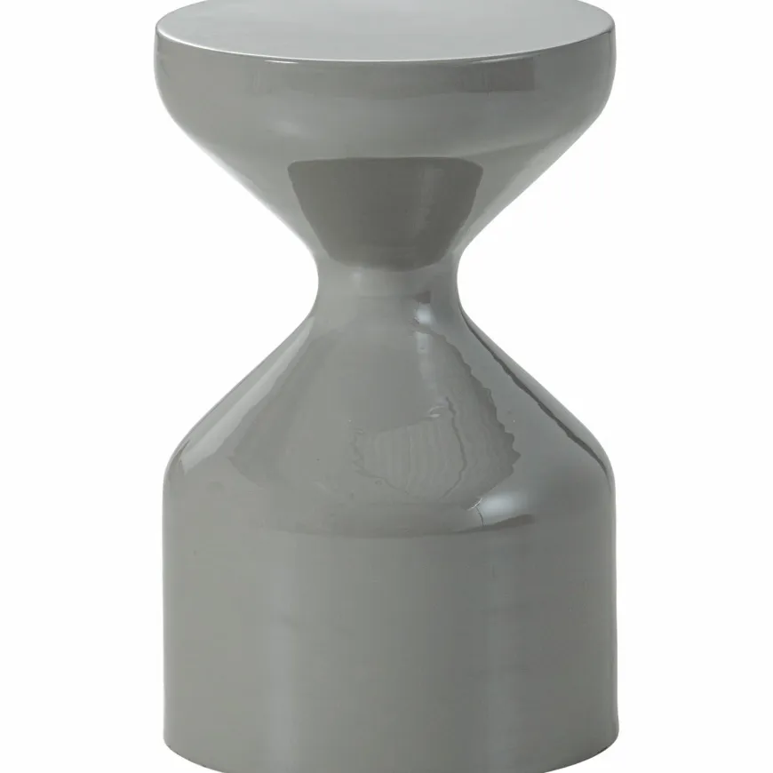 Woood Floyd bijzettafel metaal lichtgrijs