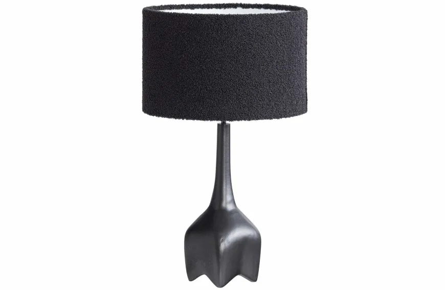 Woood Foss Tafellampvoet Aluminium Antique Zwart/bruin