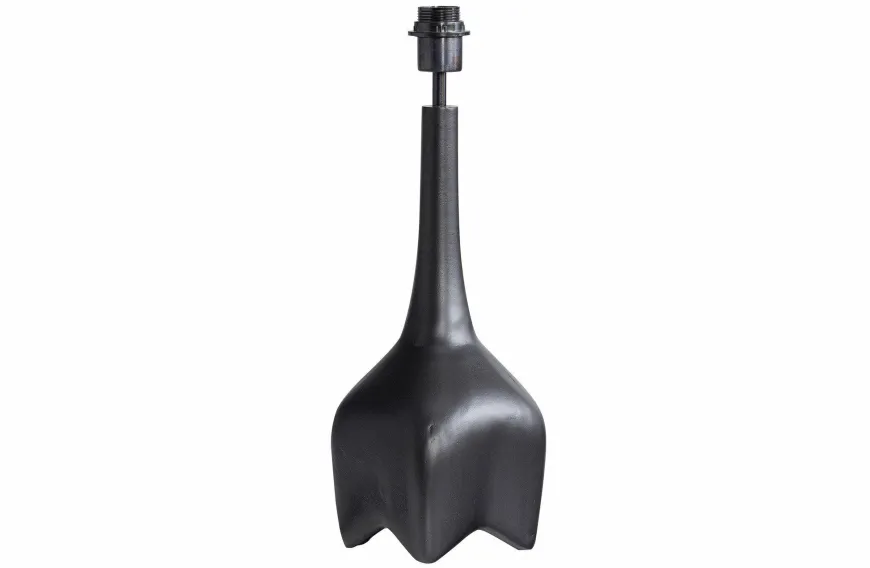 Woood Foss Tafellampvoet Aluminium Antique Zwart/bruin