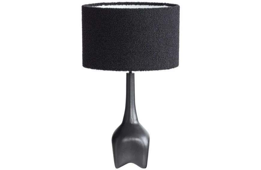 Woood Foss Tafellampvoet Aluminium Antique Zwart/bruin